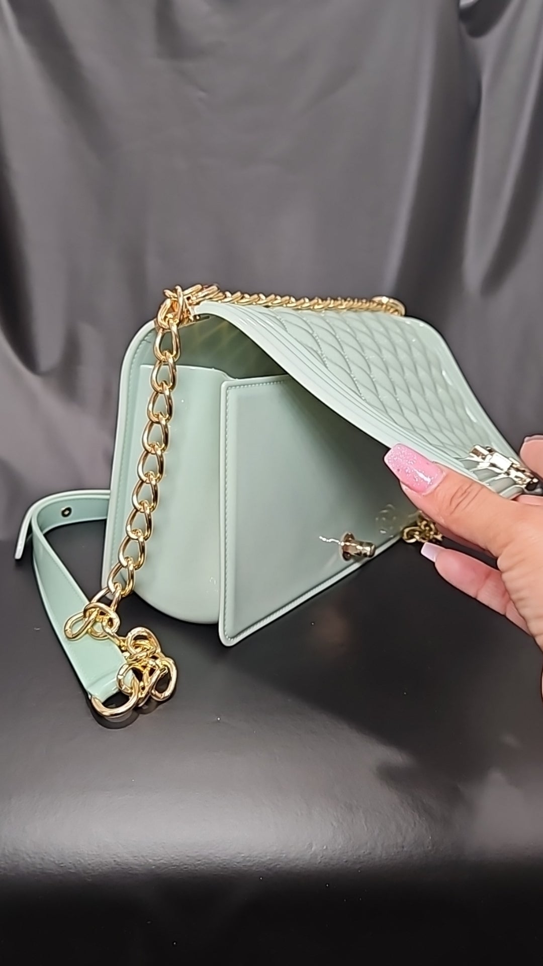 Classic Girly Jelly Crossover Purse