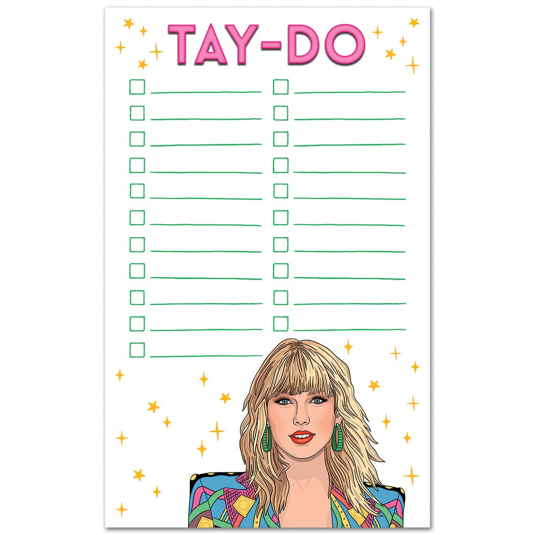 Notepad: Tay-Do List Stationery