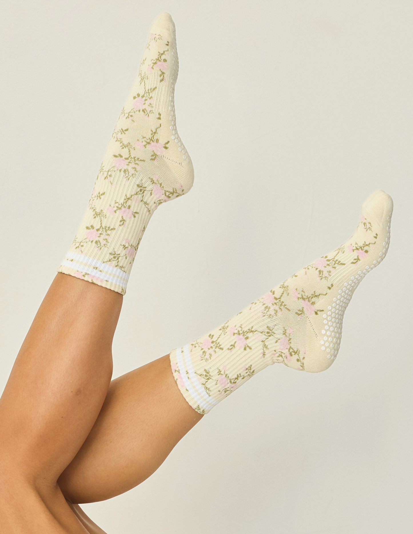 The Floral Grip Sock