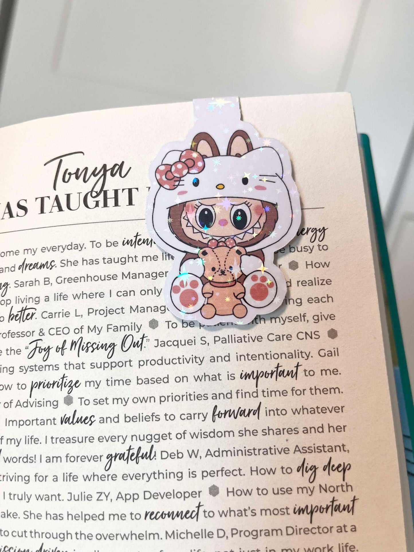 Monster Labubu Magnetic Bookmark For Booklovers