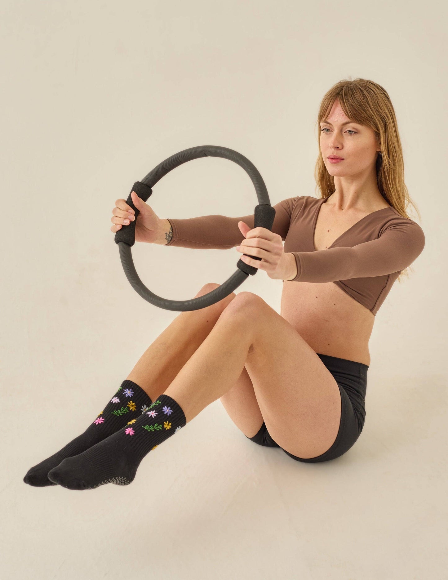 The Wild Flower Grip Sock