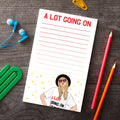 Notepad: A Lot Going On Pop Star Stationery