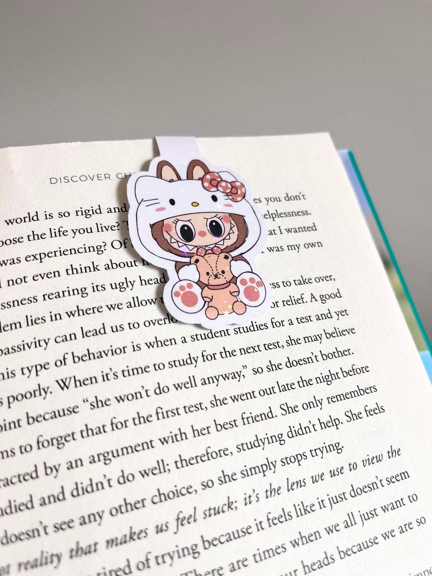 Monster Labubu Magnetic Bookmark For Booklovers