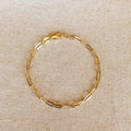 18K Gold Filled Luxury Paperclip Link Bracelet